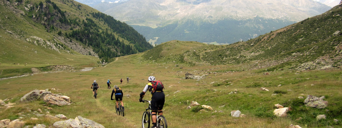 Mountainbike-Urlaub in Alta Rezia